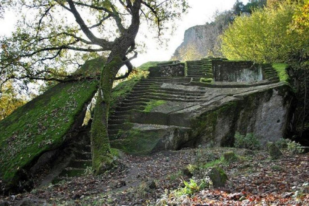 Ferienwohnung Casa "Oasi" Centro Storico Tuscania Exterior foto